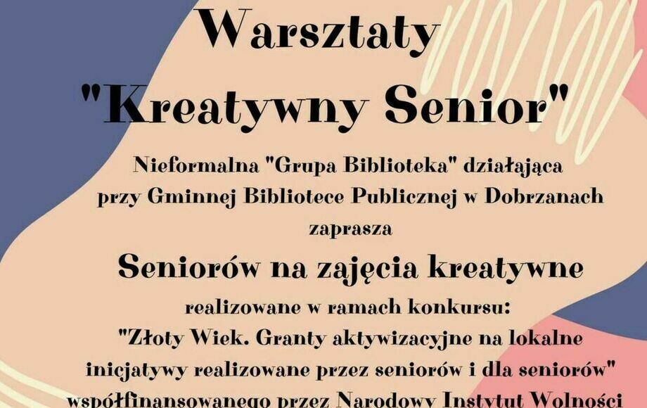 Zdjęcie do Zapraszamy na zajęcia kreatywne do biblioteki!!!