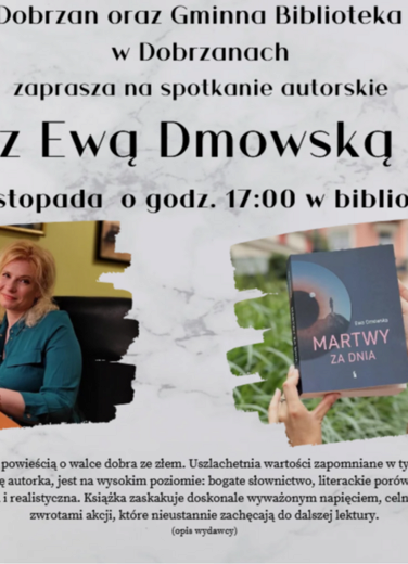 Zapraszamy na spotkanie autorskie w naszej bibliotece