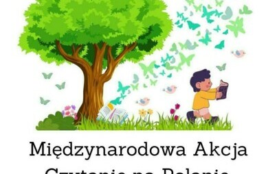 Zdjęcie do Akcja Czytanie na polanie 2024 w Gminnej Bibliotece Publicznej w Dobrzanach