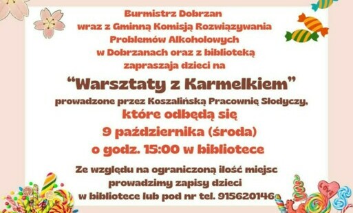 Zdjęcie do Zapraszamy na warsztaty z karmelkiem 