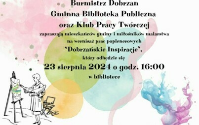 Zdjęcie do Wernisaż w Bibliotece 23.08.2024 o godzinie 16.00