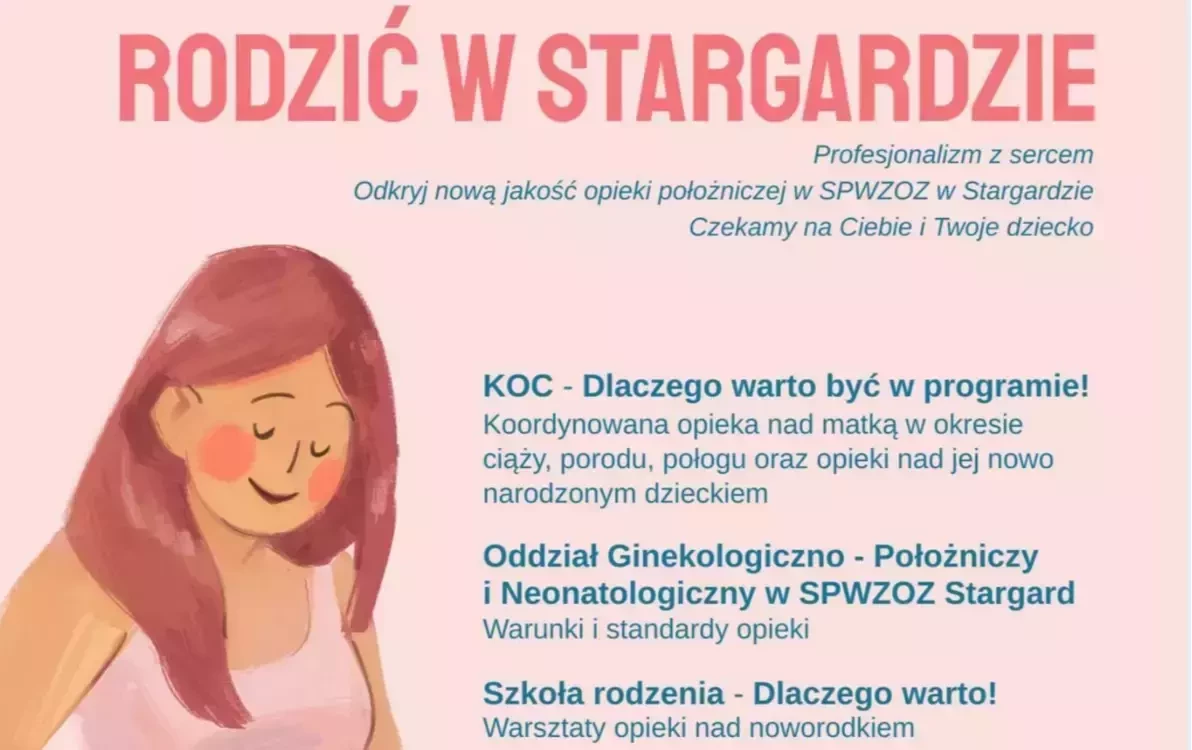 Serdecznie zapraszany na spotkanie informacyjne 'Rodzić w Stargardzie', które odbędzie się w dniu 07.05.2025 roku w Gminnej Bibliotece Publicznej w Dobrzanach o godzinie 16.00 