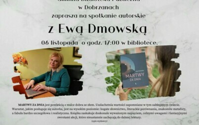 Zdjęcie do Zapraszamy na spotkanie autorskie w naszej bibliotece